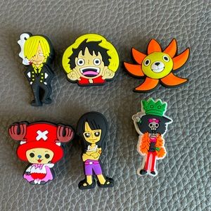 🆕 One Piece Anime Crocs Shoe Charms
